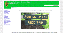 Desktop Screenshot of lawnbowlingpittsburgh.org