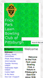 Mobile Screenshot of lawnbowlingpittsburgh.org